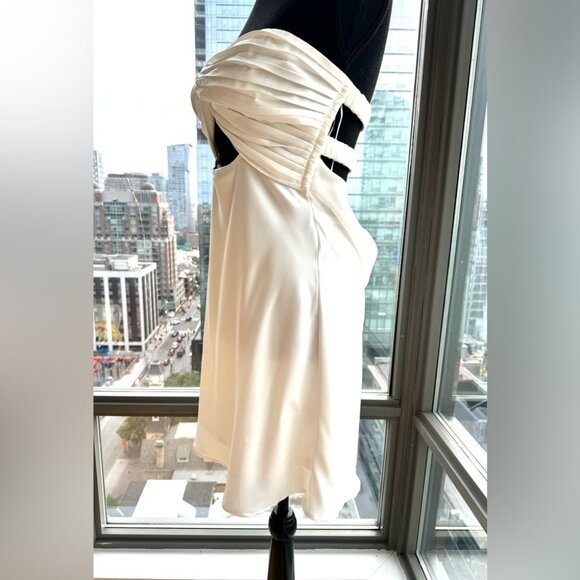 🆕 PRINCESS POLLY 🧿 NWOT Shellie Mini Dress, White - Size US 8 - Picture 7 of 16